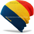 OEM Produce logotipo personalizado impresso Esportes Exército verde personalizado malha Gorro Beanie